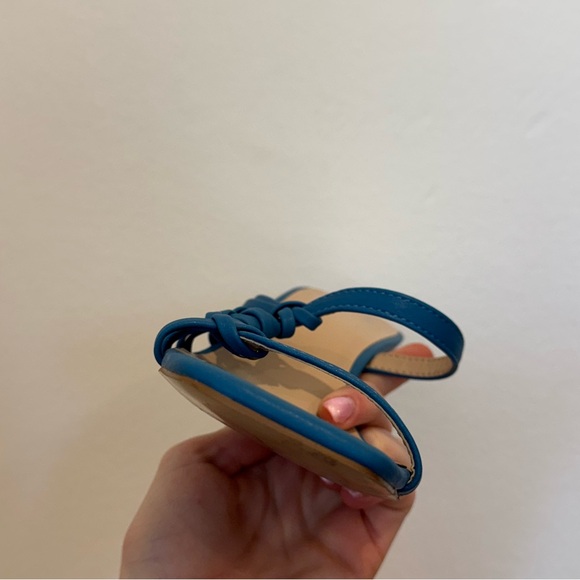 Journee Collection Women Blue Emory Open Square Toe Block Heel Sandals Size 8 - Picture 14 of 14